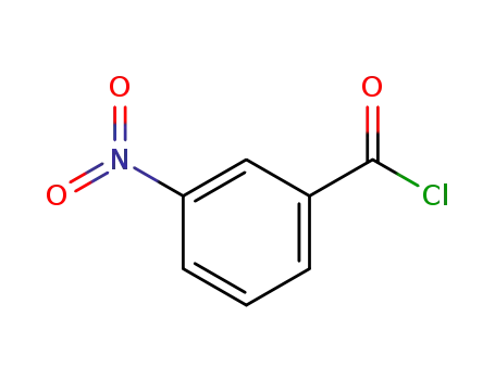 Molecular Structure of 121-90-4 (m-Nitrobenzoyl chloride)