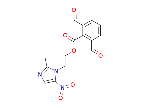 2,6-Diformyl-benzoic acid 2-(2-methyl-5-nitro-imidazol-1-yl)-ethyl ester