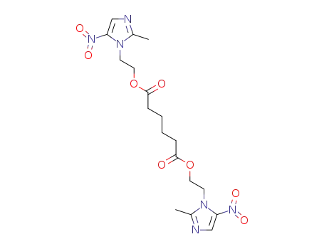 Hexanedioic acid bis-[2-(2-methyl-5-nitro-imidazol-1-yl)-ethyl] ester