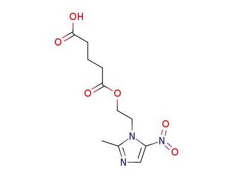 5-[2-(2-methyl-5-nitro-1H-imidazol-1-yl)ethoxy]-5-oxopentanoic acid