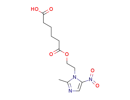 Hexanedioic acid mono-[2-(2-methyl-5-nitro-imidazol-1-yl)-ethyl] ester