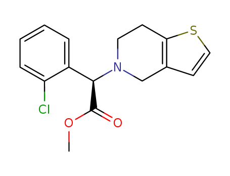Methyl (2R)-(2-chlorophenyl)-6,7-dihydrothieno[3,2-c]pyridine-5(4H)-acetate