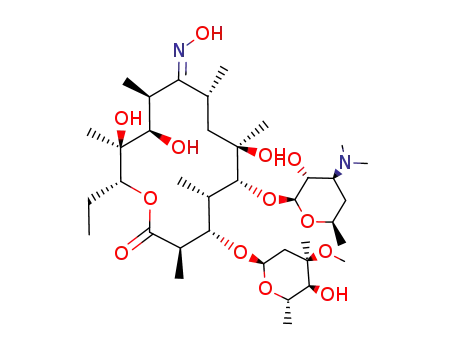 Molecular Structure of 111321-02-9 (Erythromycin A Oxime)
