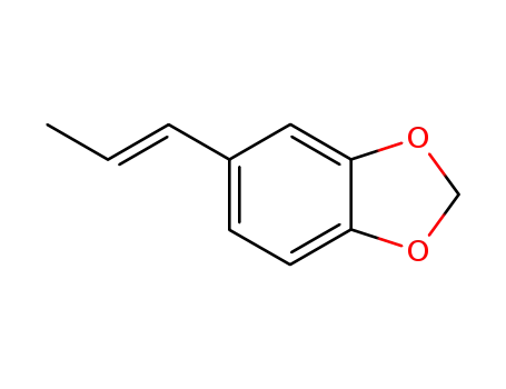 Molecular Structure of 4043-71-4 (5-[(E)-prop-1-enyl]benzo[1,3]dioxole)