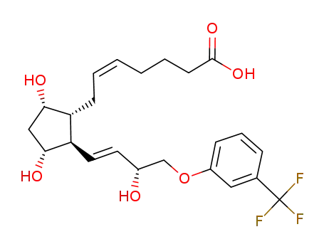 Molecular Structure of 54276-17-4 (Travoprost Acid)