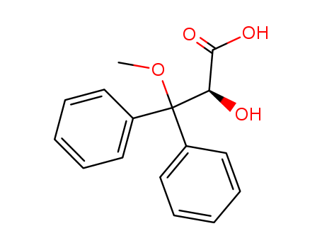 (S) -2-hydroxy-3-methoxy-3,3-diphenylpropionic acid