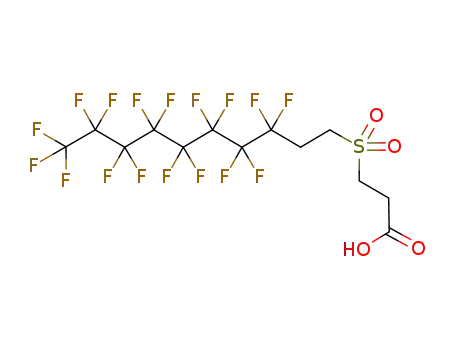 3-(3,3,4,4,5,5,6,6,7,7,8,8,9,9,10,10,10-heptadecafluoro-decane-1-sulfonyl)-propionic acid