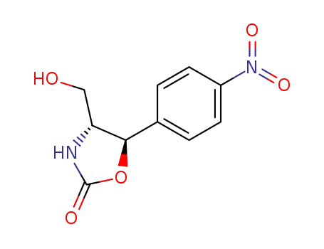 (4R,5R)-5-(4-nitrophenyl)-4-hydroxymethyl-1,3-oxazolidin-2-one