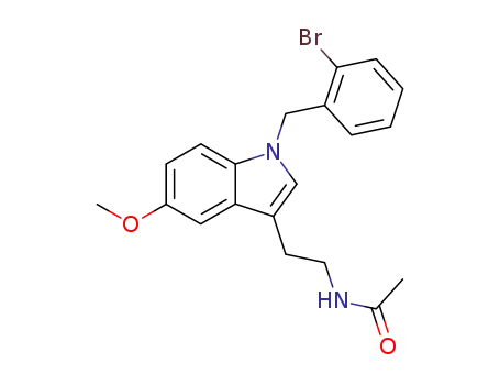N-propanoyl 2-[1-(2-bromobenzyl)-5-methoxyindol-3-yl]ethanamine
