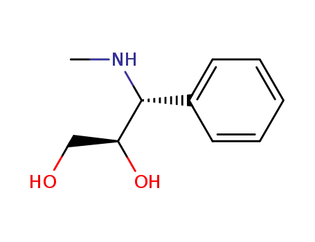 Molecular Structure of 313640-98-1 (1,2-Propanediol, 3-(methylamino)-3-phenyl-, (2R,3R)-)