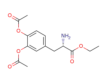 (S)-2-Amino-3-(3,4-diacetoxy-phenyl)-propionic acid ethyl ester