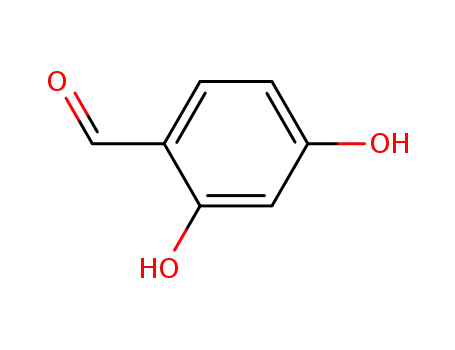 Molecular Structure of 95-01-2 (2,4-Dihydroxybenzaldehyde)