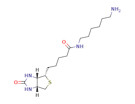 N-(6-aminohexyl)-5-((3aS,4S,6aR)-3a,6a-dimethyl-2-oxohexahydro-1H-thieno[3,4-d] imidazol-4-yl)pentanamide
