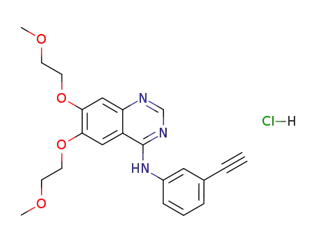 Molecular Structure of 183319-69-9 (Erlotinib hydrochloride)