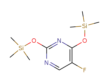 Molecular Structure of 17242-85-2 (O,O'-BIS(TRIMETHYLSILYL)-5-FLUOROURACIL)