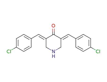 (3E,5E)-3,5-bis(4-chlorobenzylidene)-4-piperidone