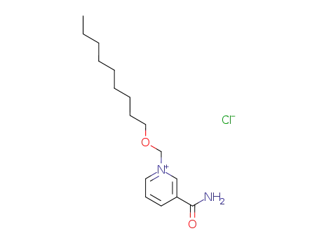 3-carbamoyl-1-nonyloxymethyl-pyridinium; chloride