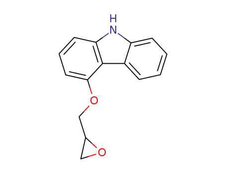 51997-51-4,4-Epoxypropanoxycarbazole,9H-Carbazole,4-(oxiranylmethoxy)- (9CI);4-(2,3-Epoxypropoxy)carbazole;4-Oxiranylmethoxy-9H-carbazole;