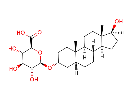 17α-methyl-5β-androstane-17β-ol-3α-O-glucuronide