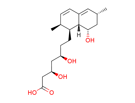 1-Naphthaleneheptanoic acid, 1,2,6,7,8,8a-hexahydro-b,d,8-trihydroxy-2,6-dimethyl-, (bR,dR,1S,2S,6R,8S,8aR)-