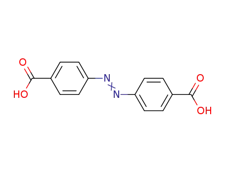 Molecular Structure of 586-91-4 (AZOBENZENE-4,4'-DICARBOXYLIC ACID)