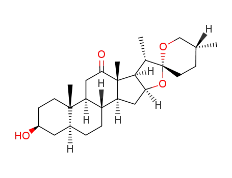 Molecular Structure of 467-55-0 (Hecogenin)