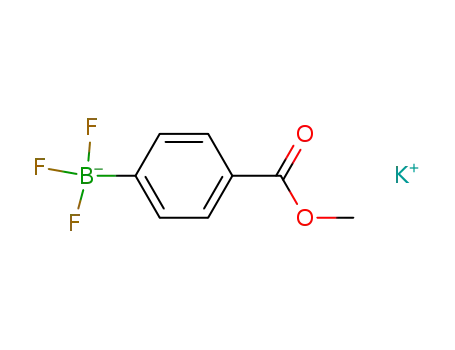 Molecular Structure of 705254-34-8 (POTASSIUM (4-METHOXYCARBONYLPHENYL)TRIFLUOROBORATE)