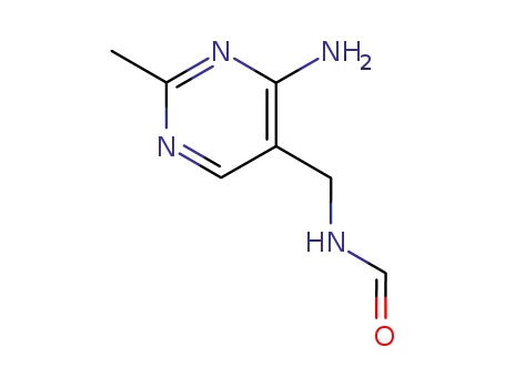Molecular Structure of 1886-34-6 (4-AMino-5-(forMaMidoMethyl)-2-MethylpyriMidine)