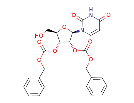 Molecular Structure of 820212-19-9 (Uridine, 2',3'-bis(phenylmethyl carbonate))