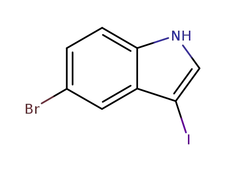 3-iodo-5-bromo-1H-indole