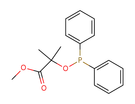 methyl 2-[(diphenylphosphino)oxy]-2-methylpropionate