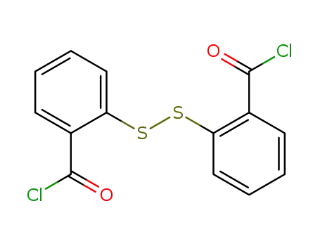 Molecular Structure of 19602-82-5 (2,2'-dithiodibenzoyl chloride)