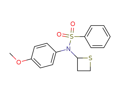N-(4-methoxyphenyl)-N-(thietan-3-yl)benzenesulfonamide