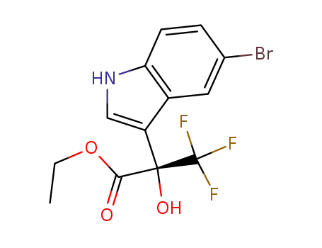 (S)-3,3,3-trifluoro-2-hydroxy-2-(5-bromoindol-3-yl)propionic acid ethyl ester