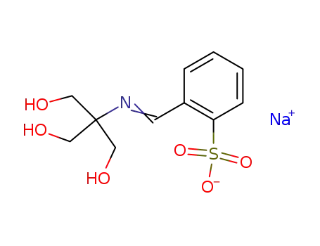 Sodium; 2-{[(E)-2-hydroxy-1,1-bis-hydroxymethyl-ethylimino]-methyl}-benzenesulfonate