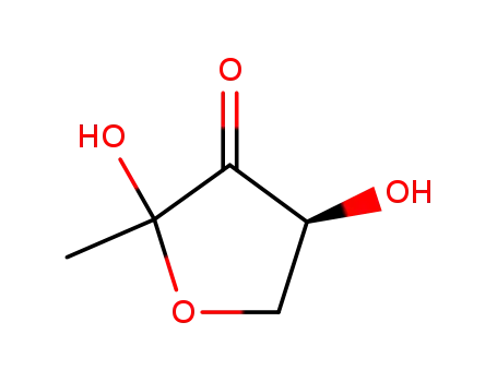 (S)-2,4-Dihydroxy-2-methyl-dihydro-furan-3-one
