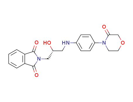446292-07-5,1H-ISOINDOLE-1,3(2H)-DIONE, 2-[(2R)-2-HYDROXY-3-[[4-(3-OXO-4-MORPHOLINYL)PHENYL]AMINO]PROPYL]-,4-[((2R)-Hydroxy-3-phthaliMido)propylaMine]phenyl-3-Morpholinone