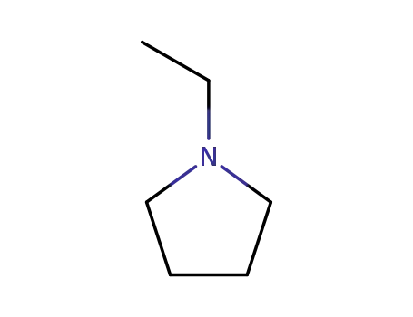 Molecular Structure of 7335-06-0 (N-ETHYLPYRROLIDINE)