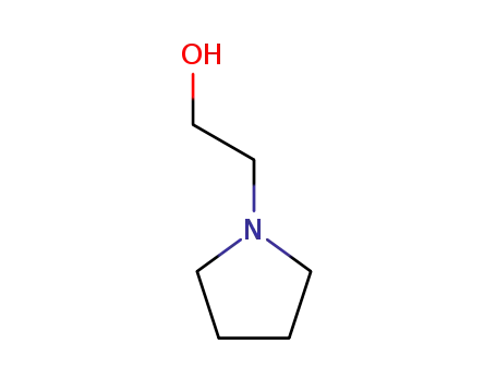 Molecular Structure of 2955-88-6 (N-(2-Hydroxyethyl)pyrrolidine)