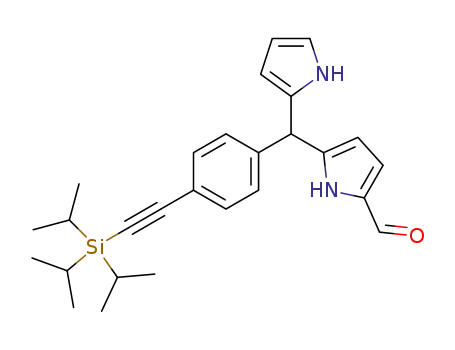 1-formyl-5-(4-(2-(triisopropylsilyl)ethynyl)phenyl)dipyrromethane