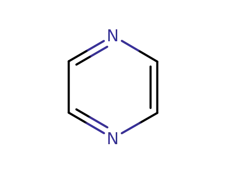 Molecular Structure of 290-37-9 (Pyrazine)