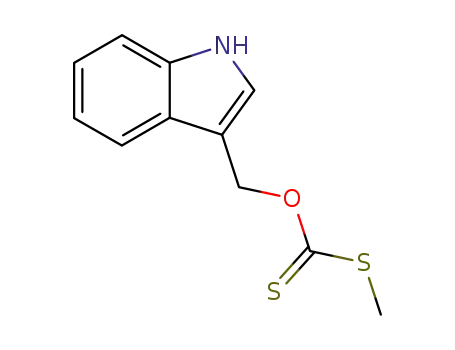 dithiocarbonic acid O-(1H-indol-3-ylmethyl) ester S-methyl ester