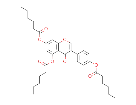 5,7,4'-tri-O-hexanoyl-genistein