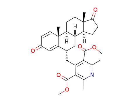 Dimethyl-4-[(3,17-dioxoandrosta-1,4-dien-6α-yl)methyl]-2,6-dimethyl-3,5-pyridindicarboxylat