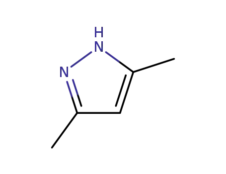 Molecular Structure of 67-51-6 (3,5-Dimethylpyrazole)