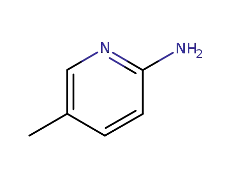 Molecular Structure of 1603-41-4 (2-Amino-5-methylpyridine)