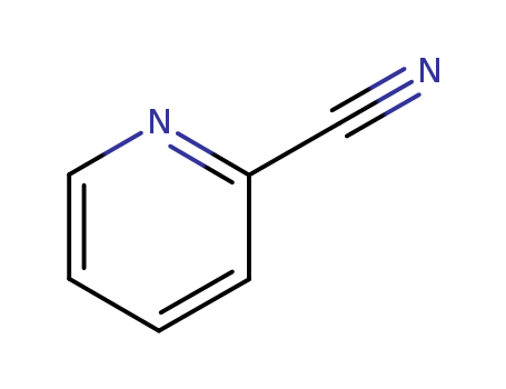 100-70-9,2-Cyanopyridine,2-Cyano pyridine;Picolinonitrile(6CI,8CI);2-Azabenzonitrile;2-Pyridinenitrile;2-Pyridylcyanide;2-Pyridylnitrile;NSC 59697;Picolinic acid nitrile;a-Cyanopyridine;