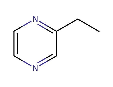 Molecular Structure of 13925-00-3 (Ethylpyrazine)