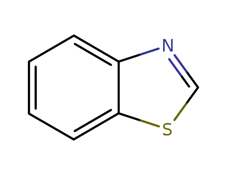 95-16-9,Benzothiazole,1-Thia-3-azaindene;Benzo[d]thiazole;Benzosulfonazole;NSC 8040;Vangard BT;1,3-Benzothiazole;