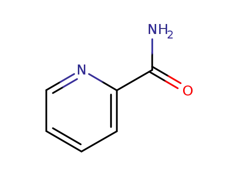 Molecular Structure of 1452-77-3 (PYRIDINE-2-CARBOXAMIDE)